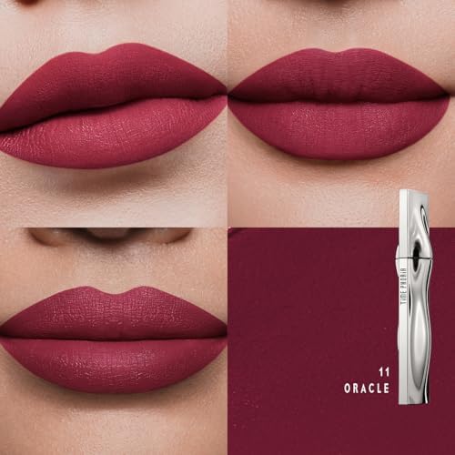 Eternal Lip Matte, 11 Odyssey - Wine Red, One-Swipe Bold Matte Finish, High Pigment Full Coverage, Long-Lasting, Transfer-Proof & Smudge-Resistant Liquid Lipstick, Feather-Light Texture - Image 3