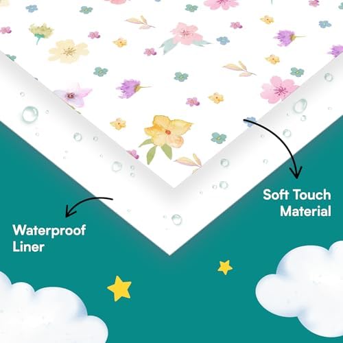 Eli with Love toddler potty covers unfolded over a public restroom toilet showcasing full coverage on the sides.