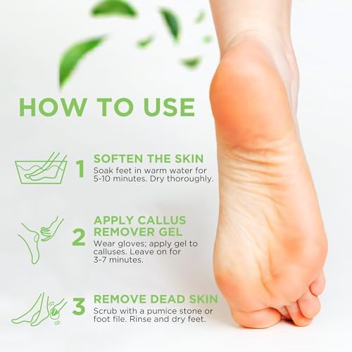 Full packaging of Daily Remedy professional foot callus removal set for smooth feet.