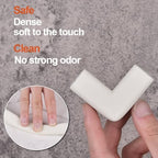 High-density rubber bumper for baby proofing