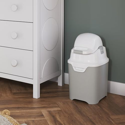 Foundations Mini Diaper Pail nursery room setting