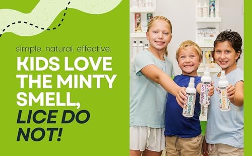Buggin Out peppermint oil hair spray for kids and adults daily use