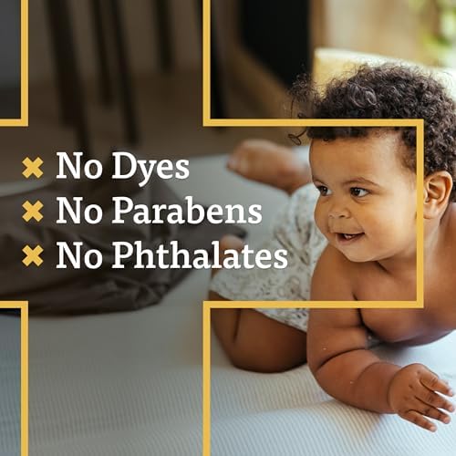 Authentic imported A+D baby ointment showing the paraben free and dye free product safety labels.