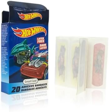Sterile latex free kids first aid strips with colorful toy car designs