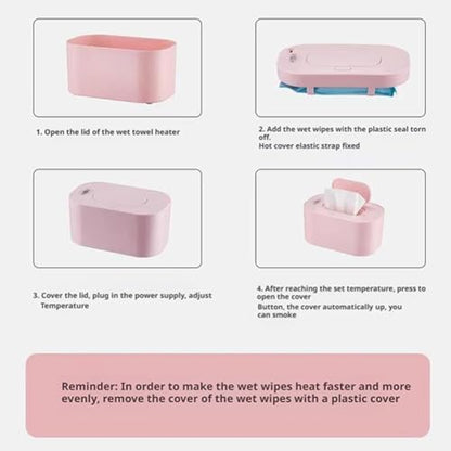 Generic baby wipe warmer showing multiple color options