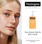 Neutrogena oil-free facial wash unclogs pores eliminates blackheads blemishes