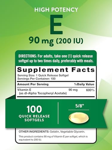 Natures Truth Vitamin E 100 count container lifestyle angle