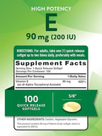 Natures Truth Vitamin E 100 count container lifestyle angle