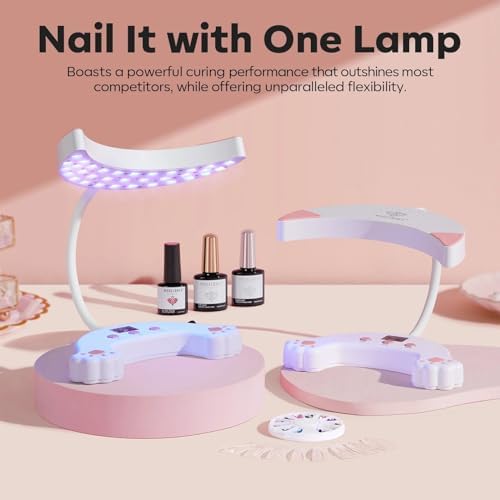 Digital LCD display screen on Modelones nail dryer
