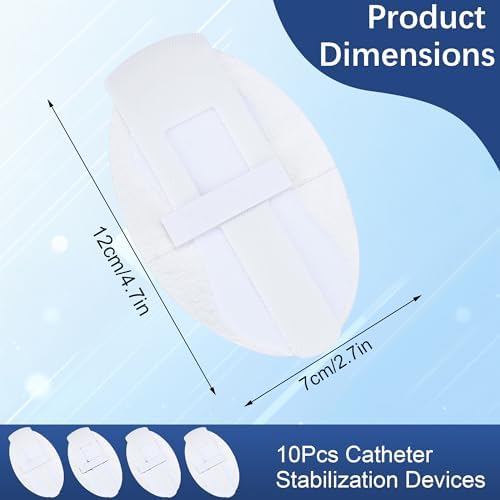 BeHerk catheter supplies pack of 10 showing individual sterile stabilization devices