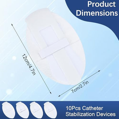 BeHerk catheter supplies pack of 10 showing individual sterile stabilization devices