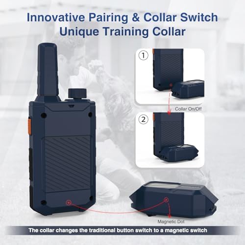 Adjustable digital control transmitter for humanely managing medium to large breeds