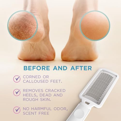 Manual stainless steel dead skin remover tool for professional pedicures
