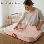 Tiny Marvels nursery changing pad safety strap detail
