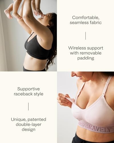 Back view of Kindred Bravely Sublime sports nursing bra design