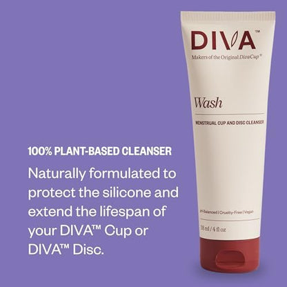 Authentic USA imported DIVA Wash tube for menstrual product maintenance