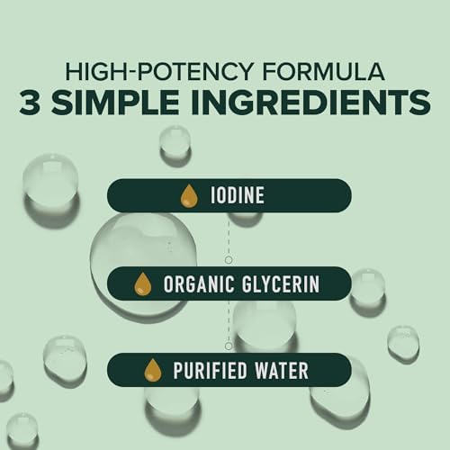 SMNutrition liquid iodine bottle with dropper for easy administration