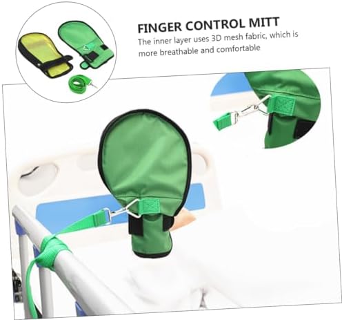Healvian dementia safety gloves with padded palm for elderly protection.