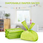 USBOO oxo biodegradable nappy sacks roll layout
