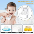 Top down view of Zdolmy baby wipe dispenser