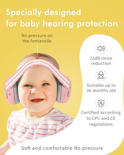 Nectar Baby 25dB noise protection headphones for toddlers side profile