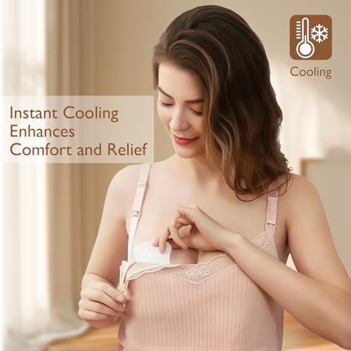 Reusable hydrogel pads for breastfeeding comfort