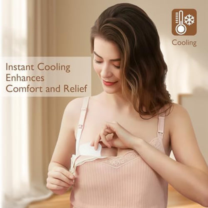 Reusable hydrogel pads for breastfeeding comfort