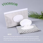 Close up of Voongor wet wipe pouch zipper closure