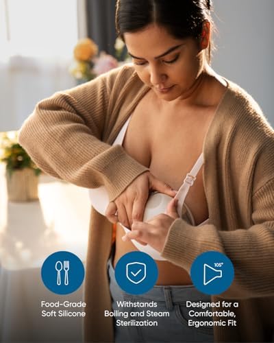 Eufy wearable breast pump replacement parts package contents close up view