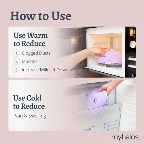 Ergonomic shape of MyHalos gel breast pads