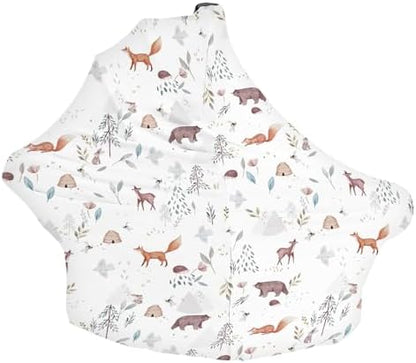 Terriboo stroller canopy providing shade for baby