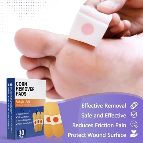 QIYANA salicylic acid bandage application steps for callus and dead skin removal