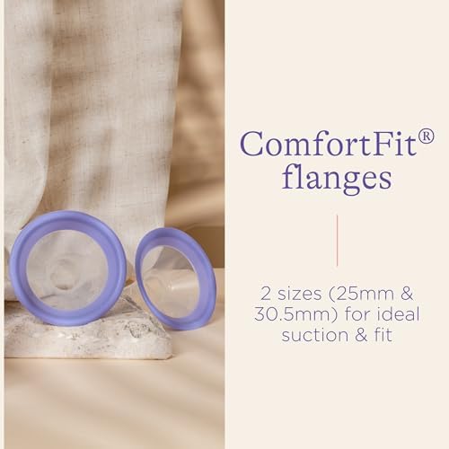 Ergonomic easy express handle on the Lansinoh manual pump close up view