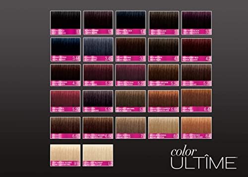 Schwarzkopf Color Ultime Black Cherry permanent intense black hair dye model view