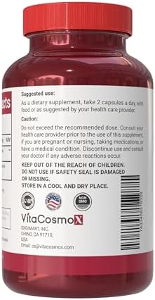 VitaCosmoX Lycopene capsules poured out on clean surface