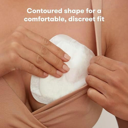 Side view of Frida Mom ultra absorbent nursing pads