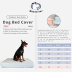 Close up view of the four layer waterproof protection material on pet bed