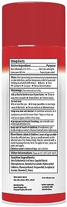 Alocane maximum strength topical analgesic spray for kitchen and sunburn care.