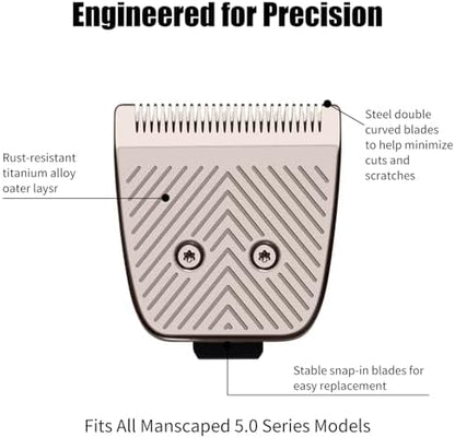 Snap-in cartridge design for easy trimmer blade installation