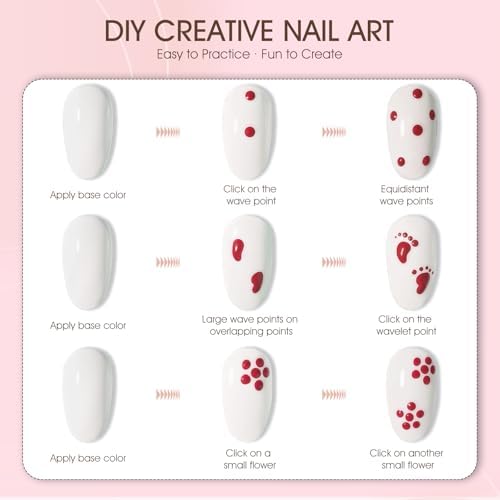 Mnk66 nail art liner brush detail view