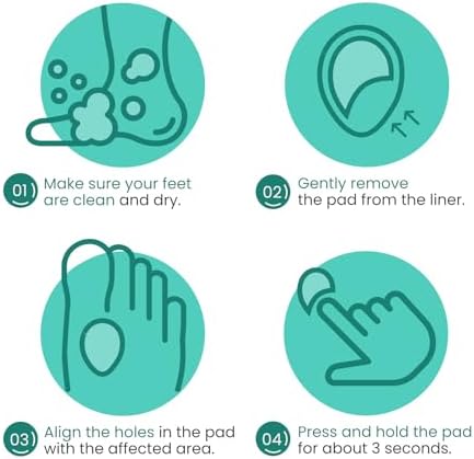 Welnove callus pads showing the thick cushioning material and adhesive
