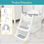 Premium USA imported Forbena toddler potty training seat installed on a western toilet
