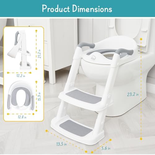 Premium USA imported Forbena toddler potty training seat installed on a western toilet