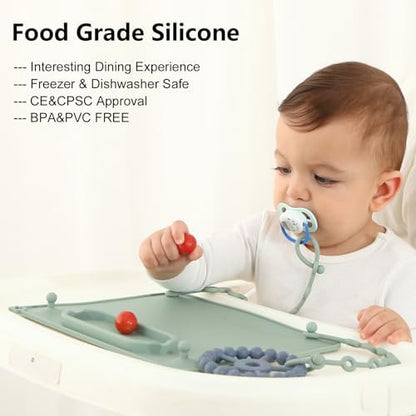 Folded Seposeve baby activity mat demonstrating portable design for travel