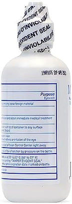 Medi-First 19818 eye wash solution with tamper evident seal and twist cap