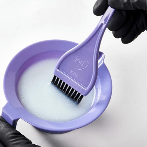 Salon Care creme developer bottle in professional salon setting