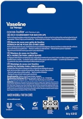 Two Vaseline Cocoa Butter lip balm sticks side by side