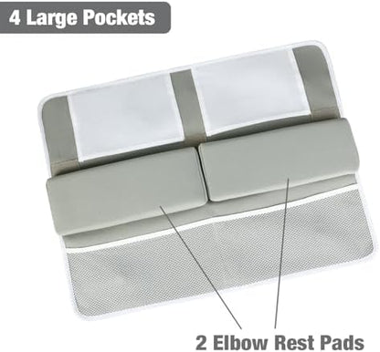 Foldable baby bath safety bundle neatly packed for storage in a modern bathroom setup