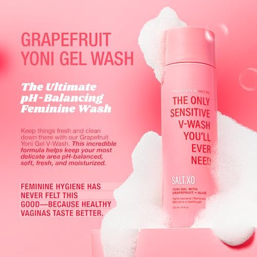 Salt.xo intimate hygiene gel with grapefruit and aloe vera for sensitive skin