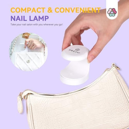 Side profile of Saviland 16W mini nail dryer device